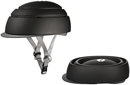 Closca Fuga Foldable Bicycle Helmet Black (Black, M)