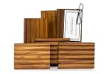 Stone City Farm Natural Soap Dish | One Premium Teak Soap Dish Straight | Handcrafted of Teak Wood