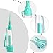 Carejoy Wa-ter Fl-oss-er Cordless Jet for Improving Gum Health. Reducing Plaque, Gingivitis and Gum Disease. Air Pressure, Does Not Need Electric Power (Green)