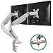 EleTab Dual Arm Monitor Stand - Height Adjustable Desk Monitor Mount Fits for 2 Computer Screens 17 to 32 inches - Each Arm Holds up to 17.6 lbs primary