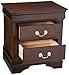 Coaster Home Furnishings Louis Philippe 2-drawer Nightstand Cappuccino