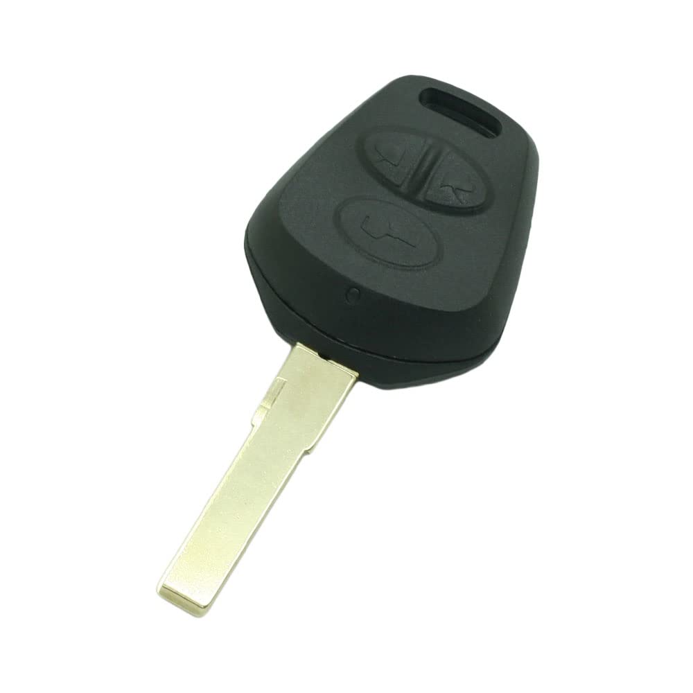 BROVACS Replacement Key Shell Compatible with PORSCHE 911 996 Boxster S 986 3 Button Keyless Entry Remote Key Case Fob PG920C