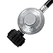 X Home 12 Feet Low Pressure Propane Regulator and Hose for QCC1 LPG Tank and LP Gas Grill, Heater, Fire Pit and More, 3/8 inch Female Flare Fitting, 11 w.c.
