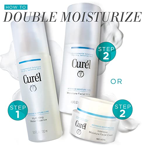 Curel Japan Skin Care Hydrating Water Essence Toner, Water Based Face Moisturizer for Dry Skin