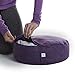 Gaiam Zafu Meditation Cushion - Round Yoga Pillow With Easy-to-Carry Handle - Floor Pillow For Pressure Relief - Machine Washable Cover (Sold Individually Or With Zabuton Bundle)