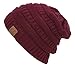 C.C Women's Thick Slouchy Knit Beanie Cap Hat