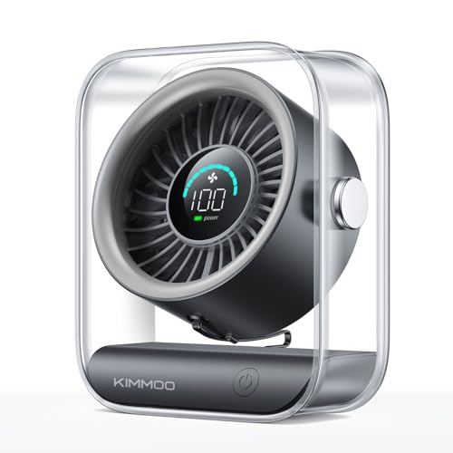 KIMMOO Rechargeable Desk Fan