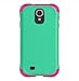 Ballistic Aspira Case for Samsung Galaxy S4 - Retail Packaging - Mint Green/Strawberry Pink