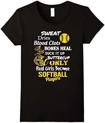 Women's Softball Shirts Medium Black
