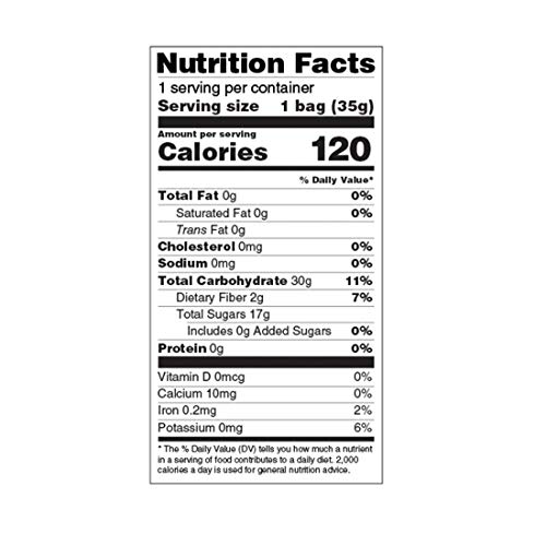 Peeled Snacks Organic Dried Fruit, Apple, 1.23 Ounce (Pack of 10)