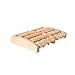 Vogvigo Wooden Roller Massager Foot Massage Tool Sauna Accessory Stress Relief Relax Massage Accessory Foot Roller Foot Massager 5 Rows