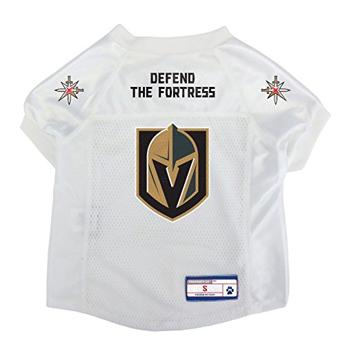 Littlearth Vegas Golden Knights Dog Pet Premium Jersey Fortress LARGE