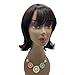 NEWNESS Human Hair Wigs Front Lace Short Bob Cut Style Virgin Unprocessed Brazilian for Black Women with Bangs 14