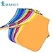 Mayeit 12 Pcs Adorable Colors Kids Aprons, Children's Artists Fabric Aprons with Adjustable Ties for Painting, Cooking, Classroom, Art & Craft Activity