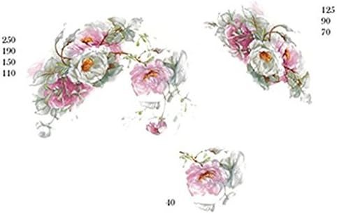 8933 Claire Waterslide Ceramic Decals By The Sheet (1 1/2" * 30 pcs)