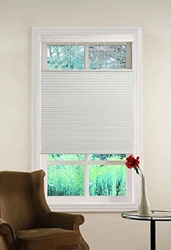 Top Down/Bottom Up White Honeycomb Cellular Shade (23Wx64L)