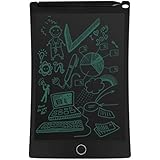 Viotek Writing Tablet - 8.5” Writing Surface with Viotek Eye-Guard Technology, Comes with Stylus and Stylus Holder, Lightweight, Green Ink Markings, 4 Magnets