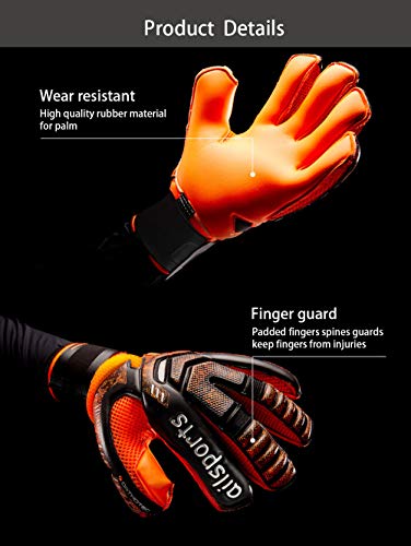 image for Jalunth Soccer Goalkeeper Gloves - Kids & Adults Football Goalie Goal 