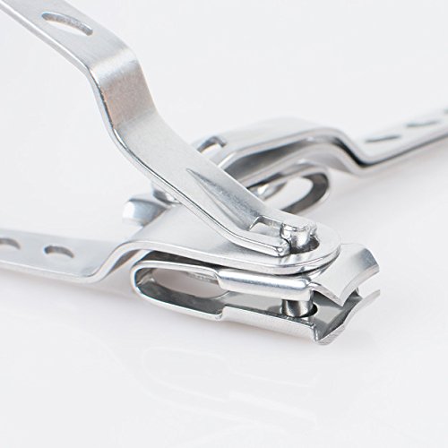 2Pcs Large Size Nail Clippers Nail Clippers Set Thick Finger Toe Nail Cutter Trimming Tool Stainless Steel Nail Art Manicure Pedicure Grooming Tool