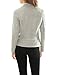 Allegra K Women Convertible Collar Single Breasted Worsted Coat Grey M