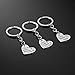 Teacher Gifts for Women - 3PCS Teacher Keychain, Teacher Appreciation Gifts, Teacher Christmas Valentines Gifts Thank You Gifts for Teacher