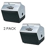 Igloo 14.8 Quart Playmate Cooler with Industrial Diamond Plate Exterior Design