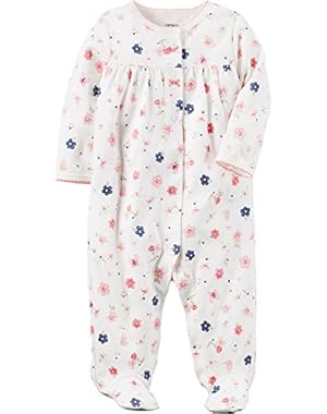 Baby Girls' Floral Print Footie