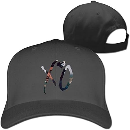 BAI XUE The Weeknd Logo Adjustable Baseball Cap Black