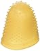Swingline Rubber Finger Tips, Size 14, X-Large, Amber, 1/Dozen