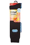 Heat Holders - Men's EXTRA LONG Ultimate Thermal Socks, One size 7-12 us (Black)