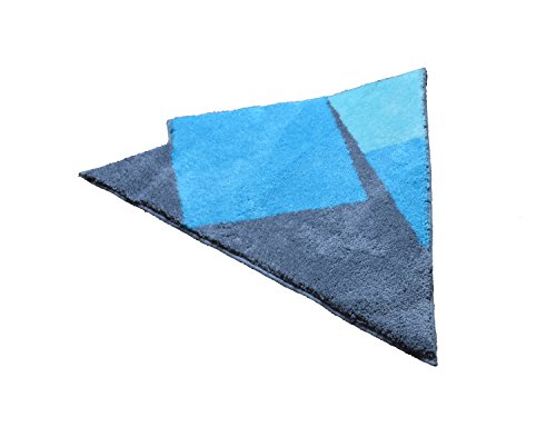 Badteppich Grau Turkis - Buro Ideen