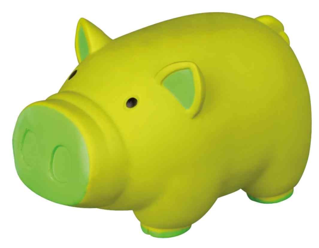 Trixie Latex Pig with Animal Sound, 11 cm, Pack of 4