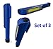 Nebo Larry C Power C-O-B LED Work Light (Set of 3-Blue) Brighter Than Ever, 170 Lumens of Intense Light