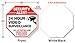 2-Pack Video Surveillance Sign, 10 x 10 Rust Free .040 Aluminum Security Warning Reflective Metal Signs, Indoor or Outdoor Use for Home Business CCTV Security Camera, UV Protected & Waterproof,Red
