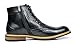 Bruno Marc Men's Bergen-01 Black Leather Lined Oxfords Dress Ankle Boots - 9 M US