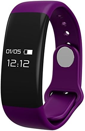 Fitness tracker Smart Bracelet with Hear rate monitor Pedometer Calories burned Movement mileage Bluetooth bracelet fitness band Activity tracker Bracelets Waterproof IPX7 Sport wristband watch -Tecomax