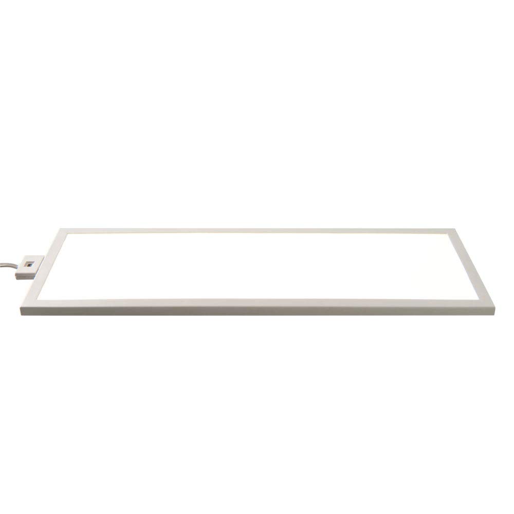 Luceco Slimline LED Under Cabinet Panel Light, with Motion Sensor Switch, Extension and Accessory Pack, 8 Watts, White