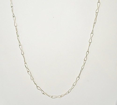 Argentium Sterling Silver Chain Necklace With Figure 8 Links