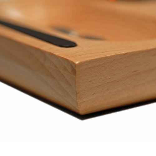 WE Games Folding Mancala - Solid Wood Board & Glass Stones 18 inches