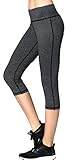 Neonysweets Womens Capri Yoga Pants Active Workout Leggings