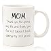 Wittsy Glassware and Gifts Mom, Giving Me Life Funny Coffee Mug Ideas from Kids, Favorite Child - Unique Gag Birthday Present for Women - Fun Mom Mug, Novelty Cup