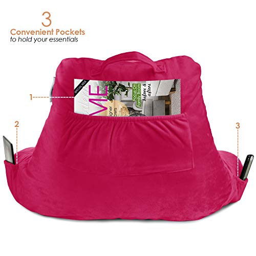 Nestl Reading Pillow for Kids, Small Bed Pillow, Back Pillow for