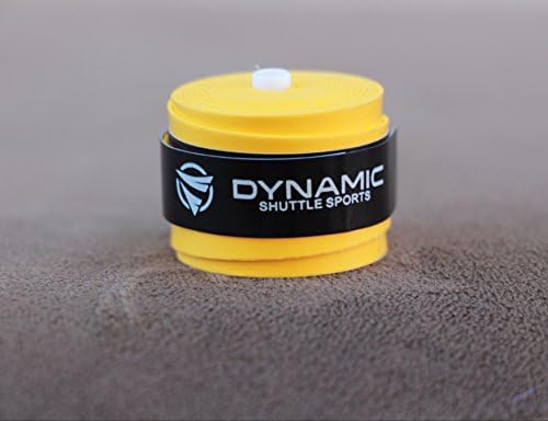 Dynamic Shuttle Sports 6-Pieces Premium Badminton Racket Overgrip -Soft Feeling, Superior Durability, and Non-Slip by
