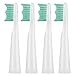 KIPOZI Electric Toothbrush Heads,Replacement Brush Heads for KIPOZI Sonic Electric Toothbrush,Soft Bristle,4 Pack