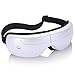REAK Eye Massager Eye Mask with Heating, Vibration and Air Pressure Temple Massager Headache Therapy Machine, Foldable Rechargeable and 5 Working Modes for Vision Care Eyestrain Stress Relief etc.