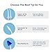 Asrisuk Water Flosser A2 - Inductive Charging - Cordless Freedom - Rechargeable Waterproof Oral Irrigator - Dental Hygiene Tool Care - Portable Travel 4 Tips