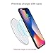 ICONFLANG iPhone X Case, Slim Fit Shell Hard Plastic with Adjustable Ring Holder Stand Anti-Scratch Resistant Cover Case for Apple iPhone X 2017 Release 5.8 inch - Clear
