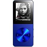 MP3 Player, Music Players - FecPecu Updated Version 8GB Hi-Fi Sound 35 Hours Playback , Portable Audio Player Build-in Speaker With Voice Recorder and FM Radio Expandable Up To 64GB (Blue)