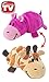 FlipZee The 5 Baby FlipaZoo with 2 Sides of Fun for Everyone - Each Huggable FlipaZoo character is Two Wonderful Collectibles in One (Giraffe / Hippo)