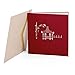 Paper Spiritz Pavilion Pop up Birthday Cards, Graduation,Mother's Day Card Anniversary Wedding, Laser Cut 3D Card all Occasion, Handmade Thank You Greeting Card for Kids